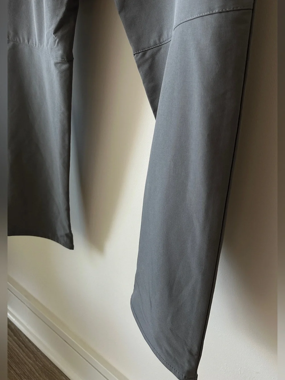 Banana Republic Light Gray Slim-Tapered Pants